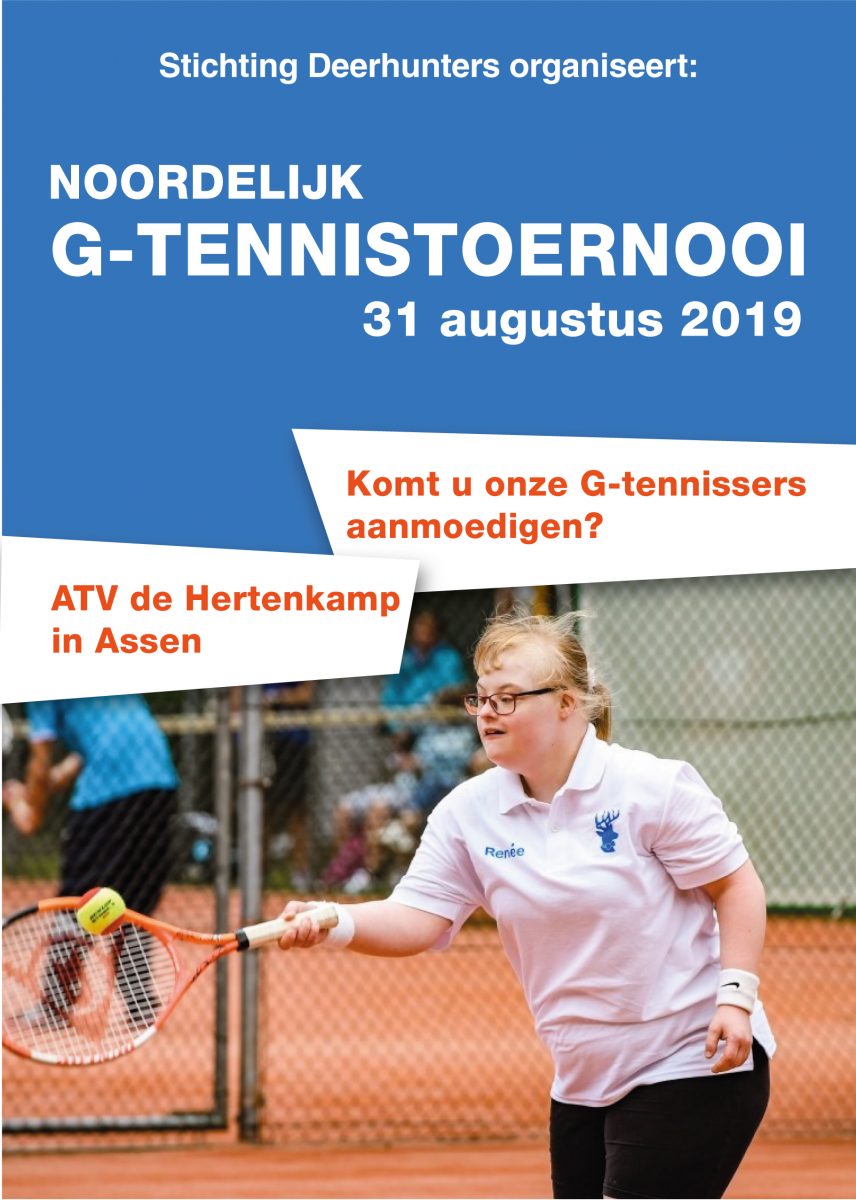 Flyer G-tennis voorkant